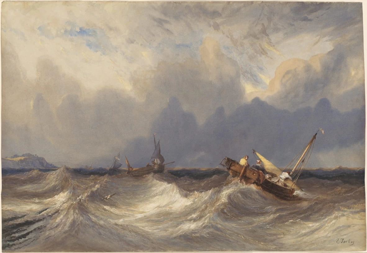 Barche sballottate prima di una tempesta - Gift of Helen Porter and James T. Dyke, National Gallery of Art